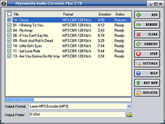 mp3 to wav converter screenshot